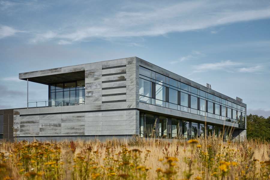 Façade cladding using DS Format stays the distance, Langelandsvej 6, 8940 Randers